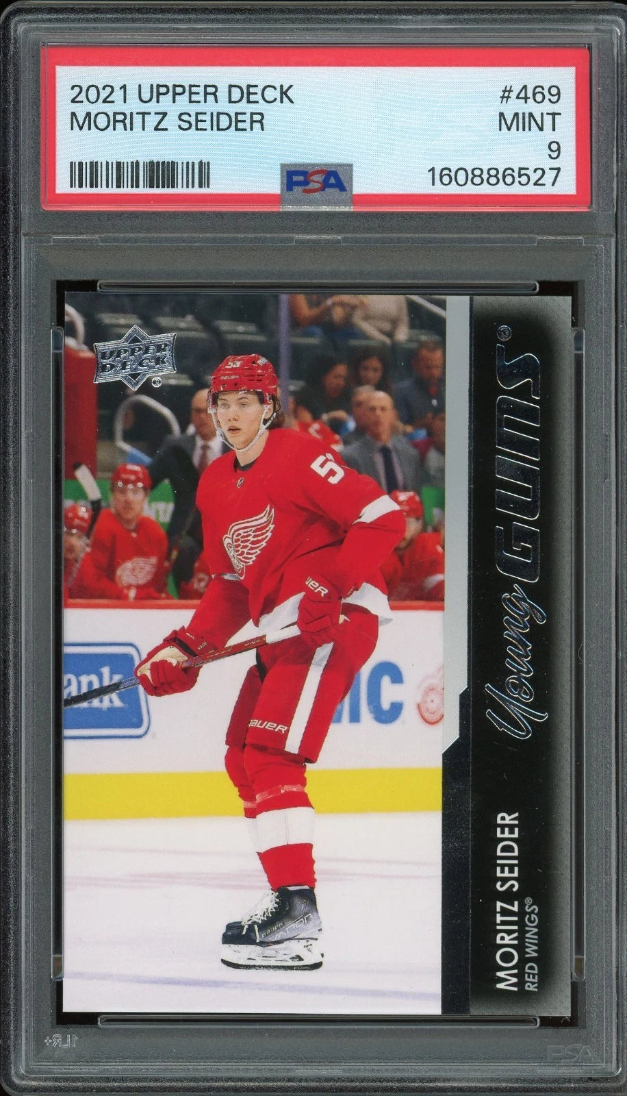 2021 Upper Deck #469 Moritz Seider PSA 9 Mint