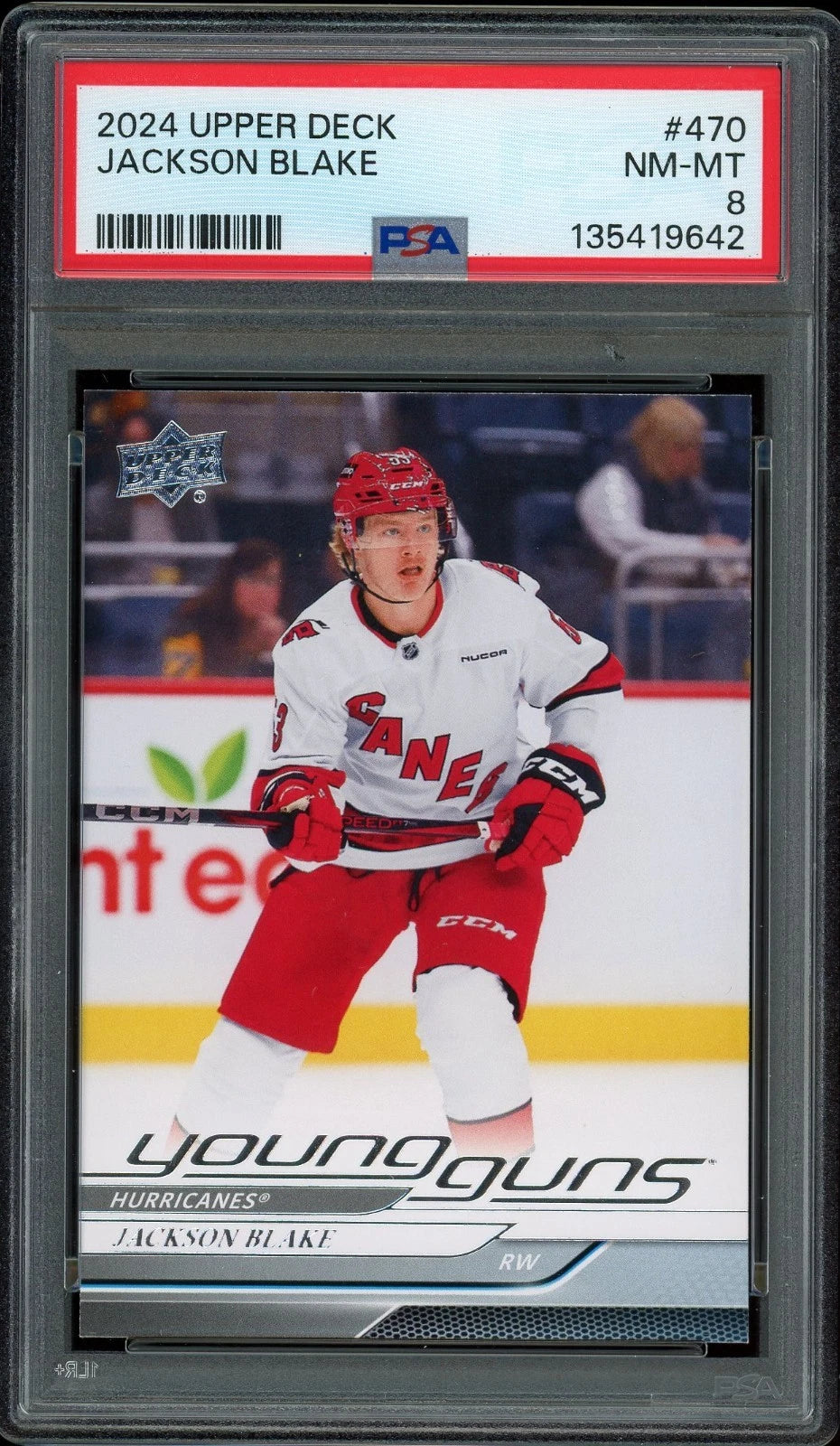 2024 Upper Deck #470 Jackson Blake PSA 8 NM-MT