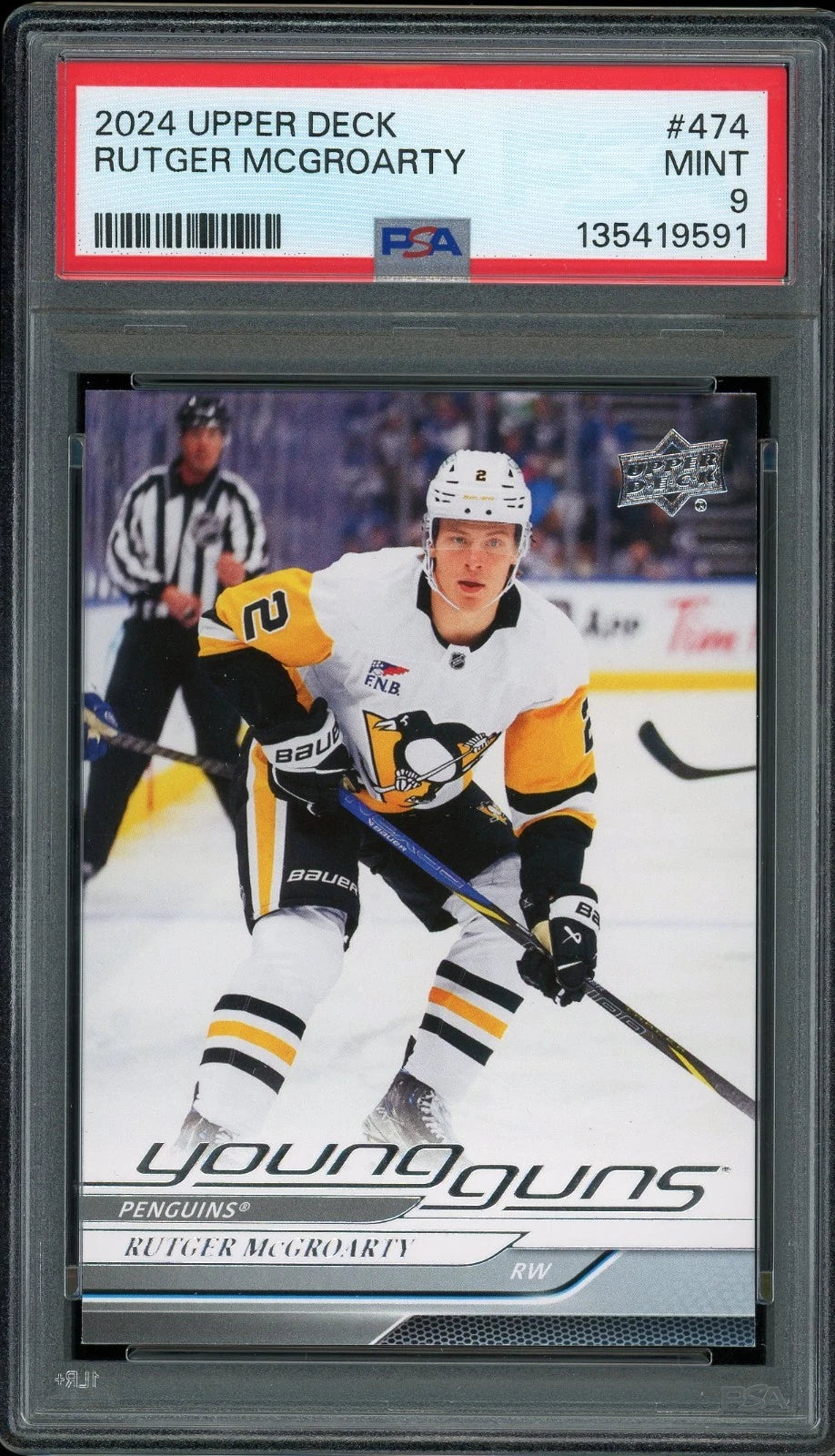 2024 Upper Deck #474 Rutger McGroarty PSA 9