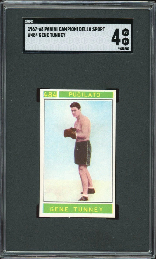 1967 Panini #484 Gene Tunney Campioni Dello Sport SGC 4 VG-EX