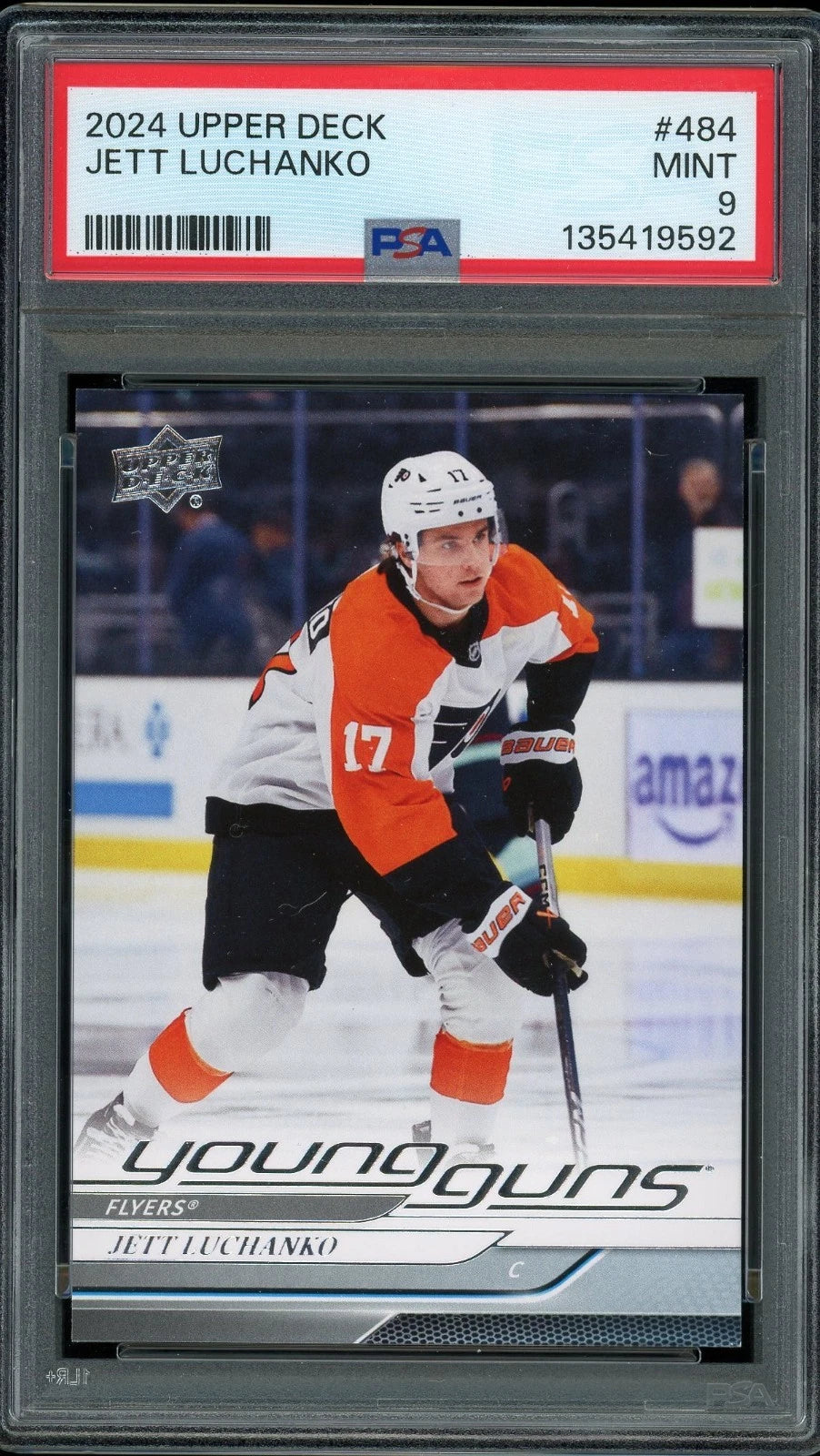 2024 Upper Deck #484 Jett Luchanko PSA 9 Mint