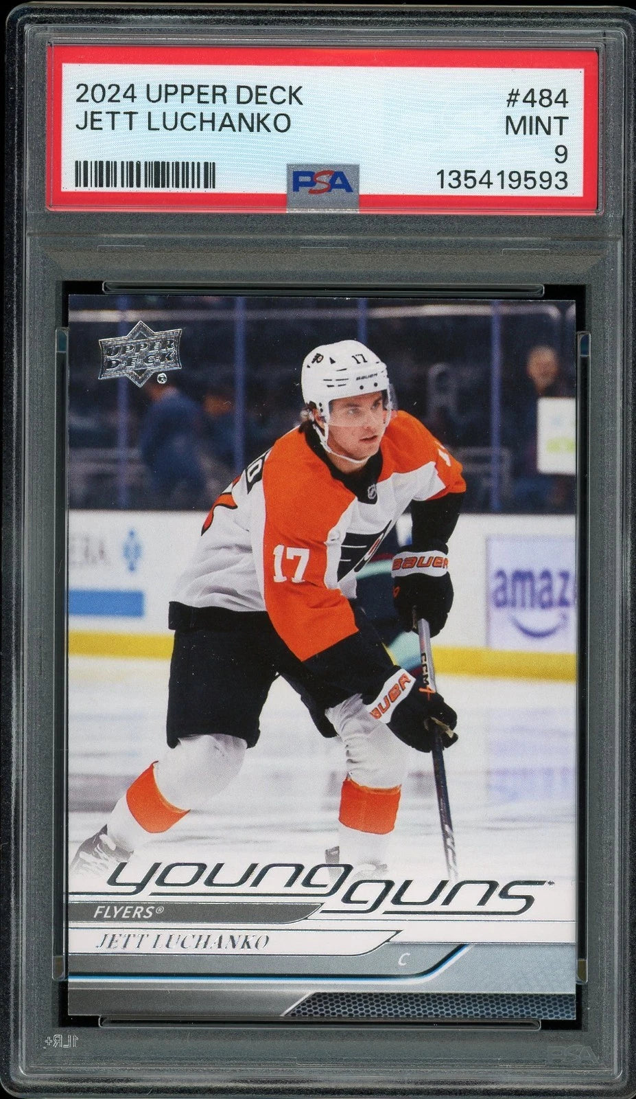 2024 Upper Deck #484 Jett Luchanko PSA 9 Mint