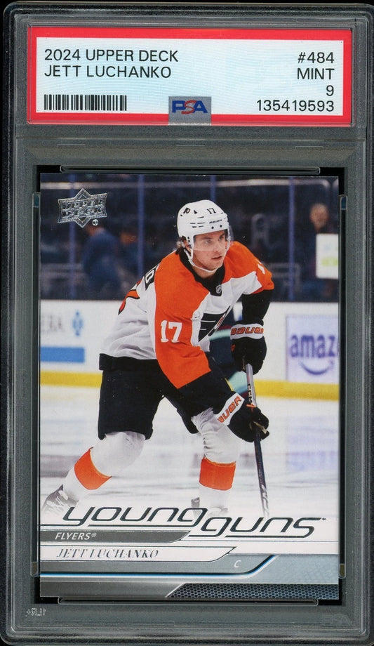2024 Upper Deck #484 Jett Luchanko PSA 9 Mint