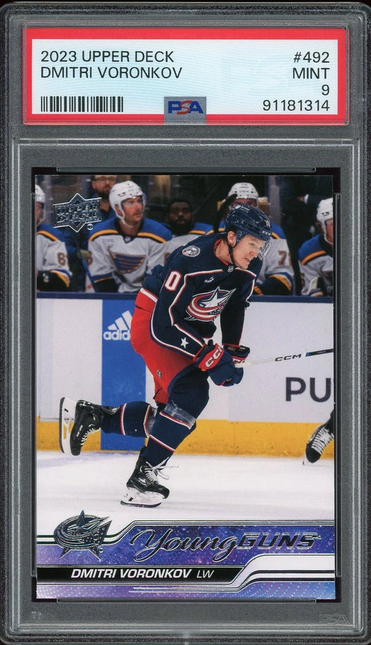 2023 Upper Deck #492 Dmitri Voronkov PSA 10 GEM MT