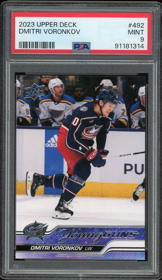2023 Upper Deck #492 Dmitri Voronkov PSA 9