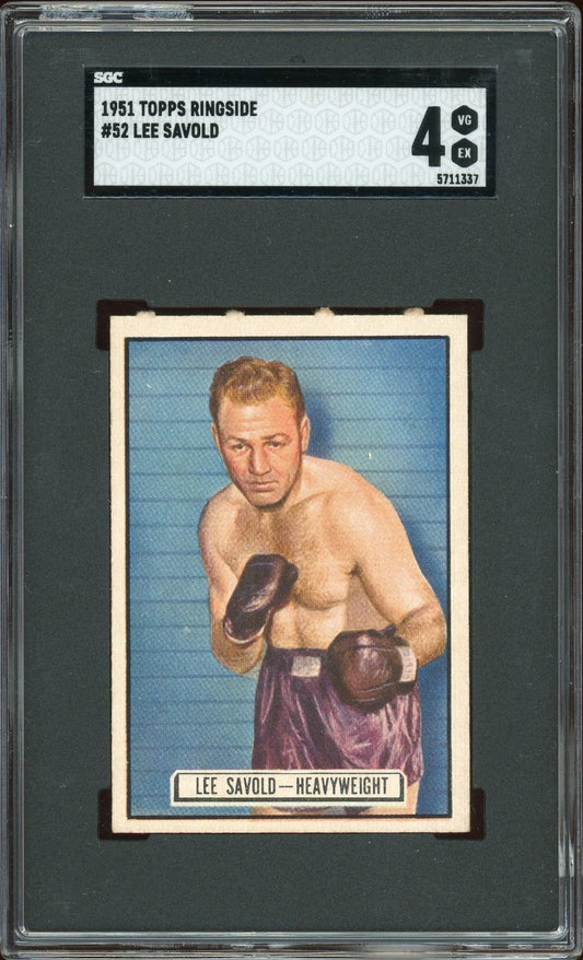 1951 Topps Ringside #52 Lee Savold SGC 4 VG-EX