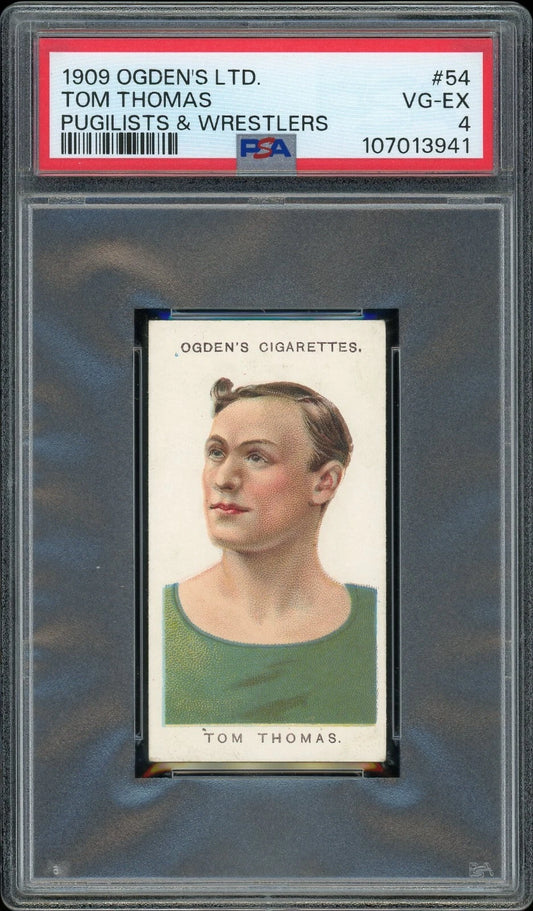 1909 Ogden's LTD #54 Tom Thomas Pugilists & Wrestlers PSA 4 VG-EX