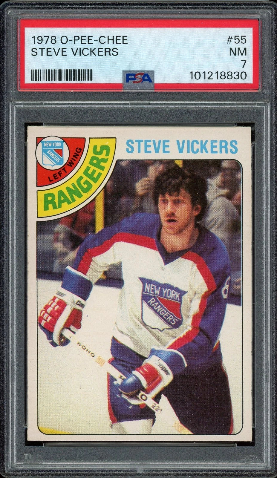 1978 O-Pee-Chee #55 Steve Vickers PSA 7 NM