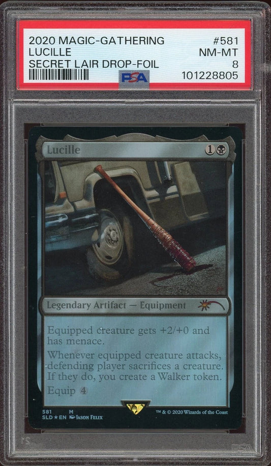 2020 Secret Lair Drop #581 Lucille Foil PSA 8 NM-MT