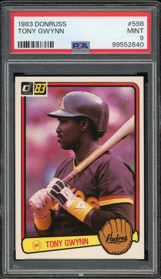 1983 Donruss #598 Tony Gwynn PSA 9 Mint
