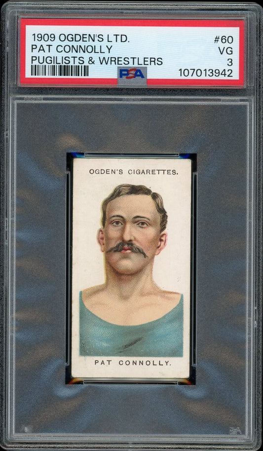 1909 Ogden's LTD #60 Pat Connolly Pugilists & Wrestlers PSA 3 VG