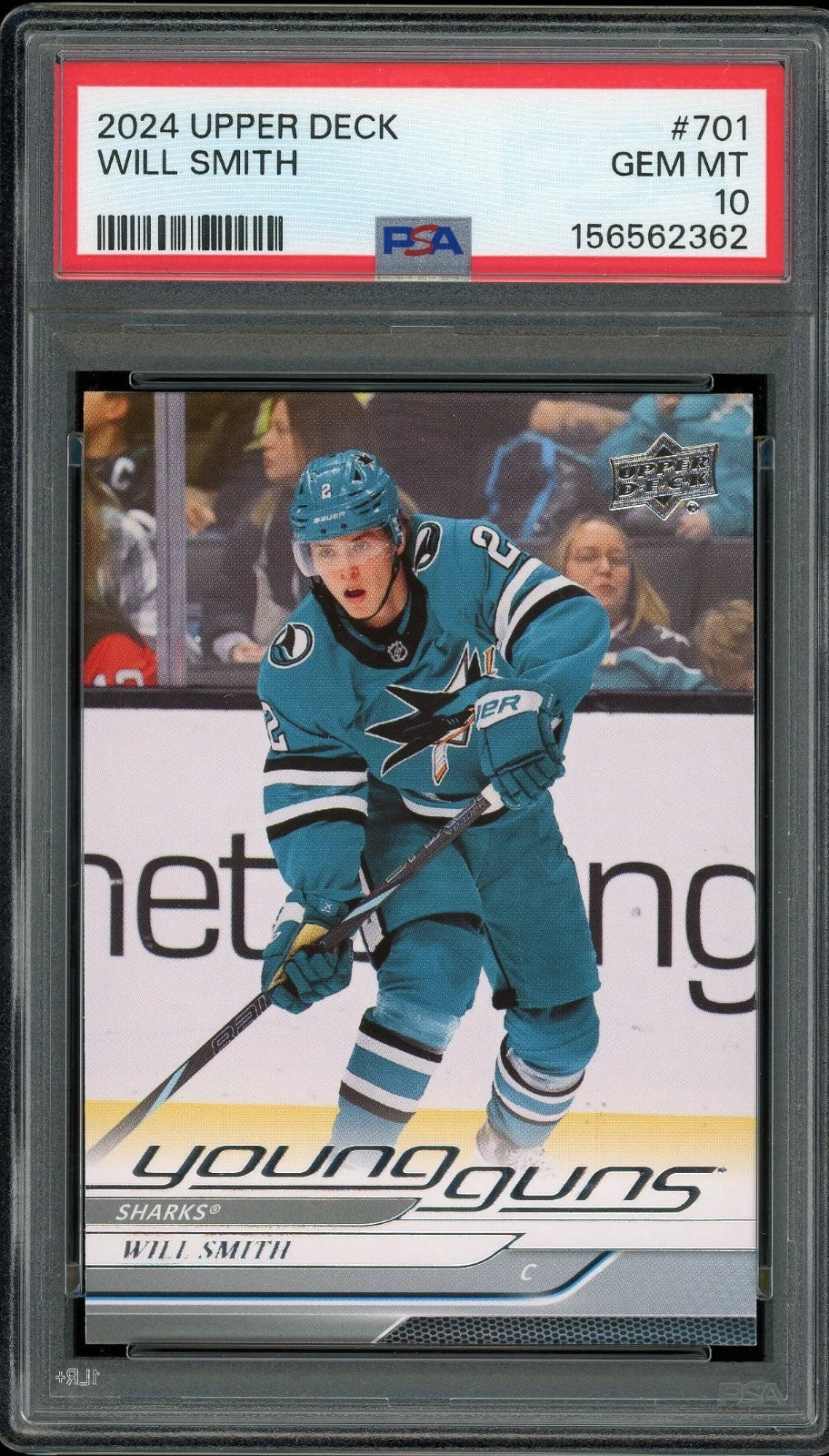 2024 Upper Deck #701 Will Smith PSA 10 GEM MT