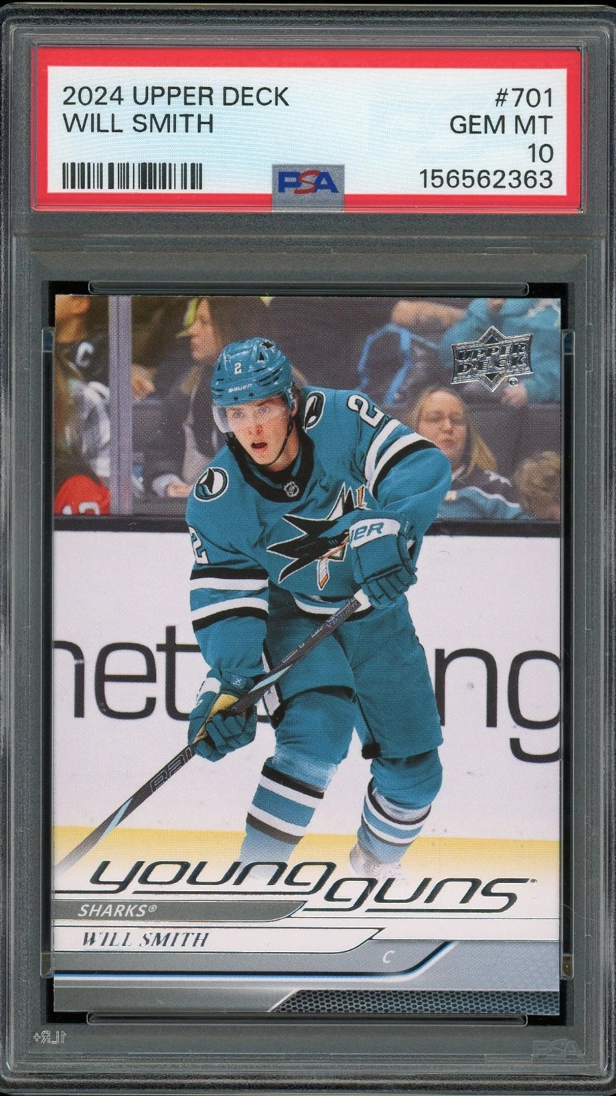 2024 Upper Deck #701 Will Smith PSA 10 GEM MT