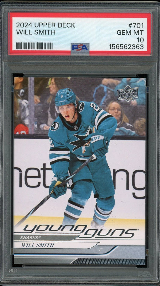 2024 Upper Deck #701 Will Smith PSA 10 GEM MT