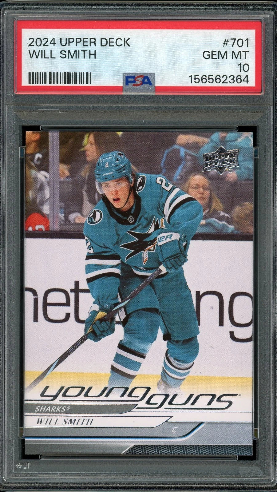 2024 Upper Deck #701 Will Smith PSA 10 GEM MT