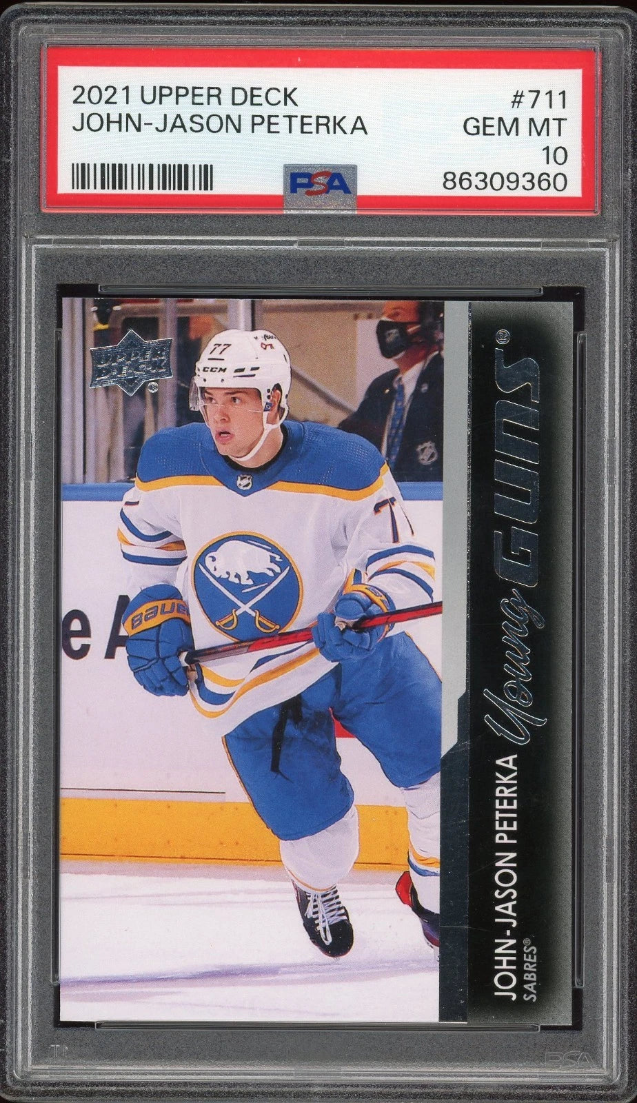 2021 Upper Deck #711 John-Jason Peterka PSA 10 GEM MT