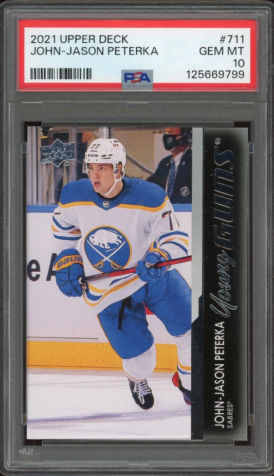 2021 Upper Deck #711 John-Jason Peterka PSA 10 GEM MT