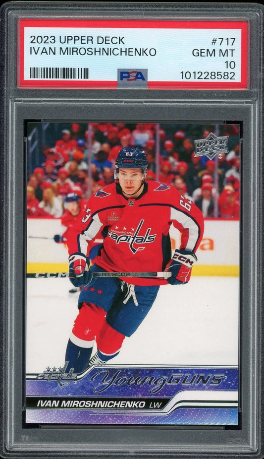 2023 Upper Deck #717 Ivan Miroshnichenko PSA 10 GEM MT