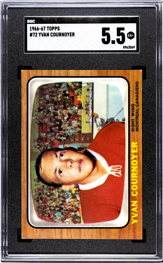1966 Topps #72 Yvan Cournoyer SGC 5.5