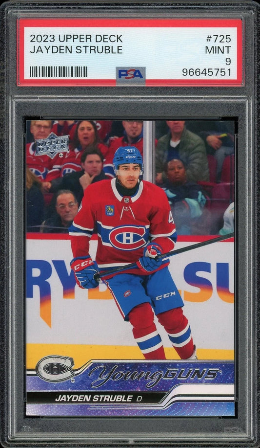2023 Upper Deck #725 Jayden Struble PSA 9 Mint