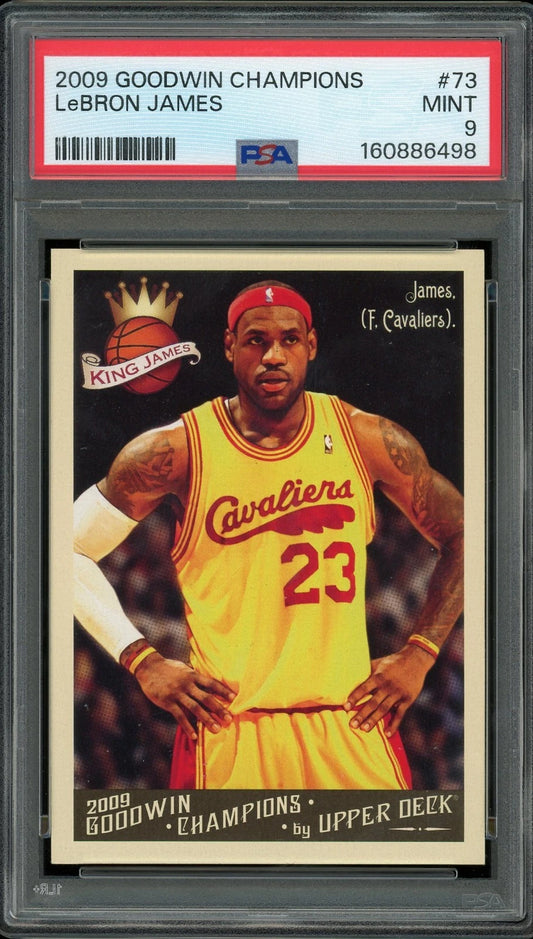 2009 Goodwin Champions #73 LeBron James PSA 9 Mint