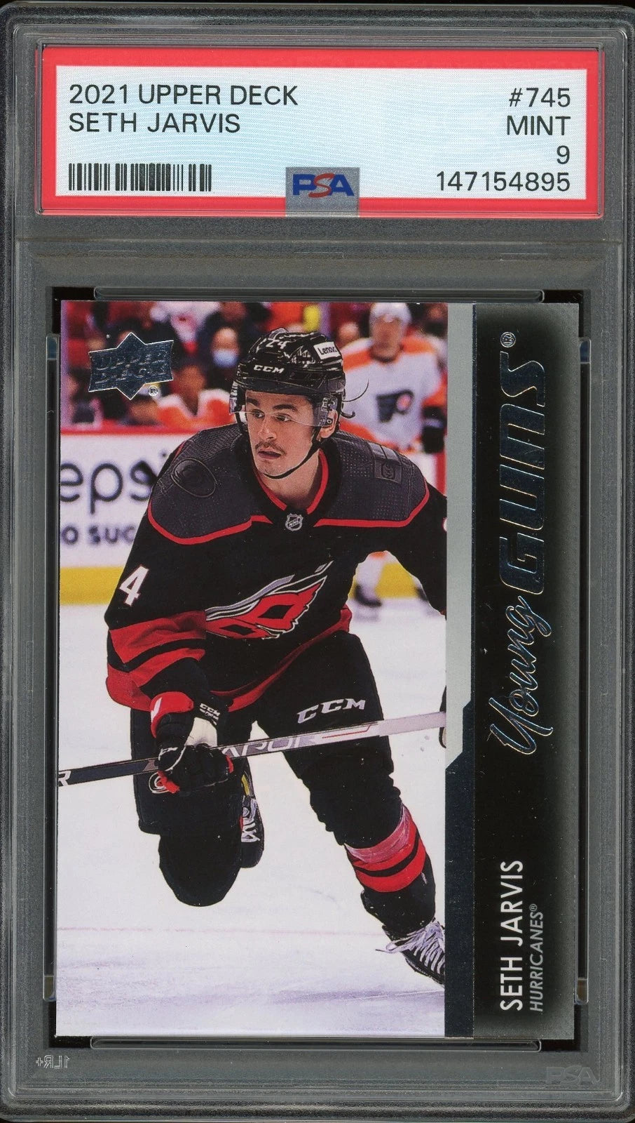 2021 Upper Deck #745 Seth Jarvis PSA 9 Mint