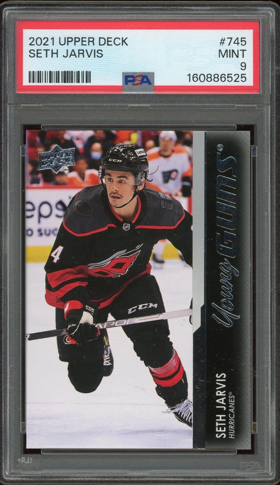 2021 Upper Deck #745 Seth Jarvis PSA 9 Mint