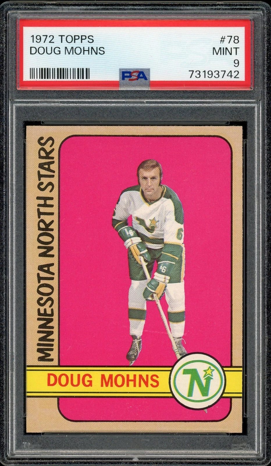 1972 Topps #78 Doug Mohns PSA 9 Mint