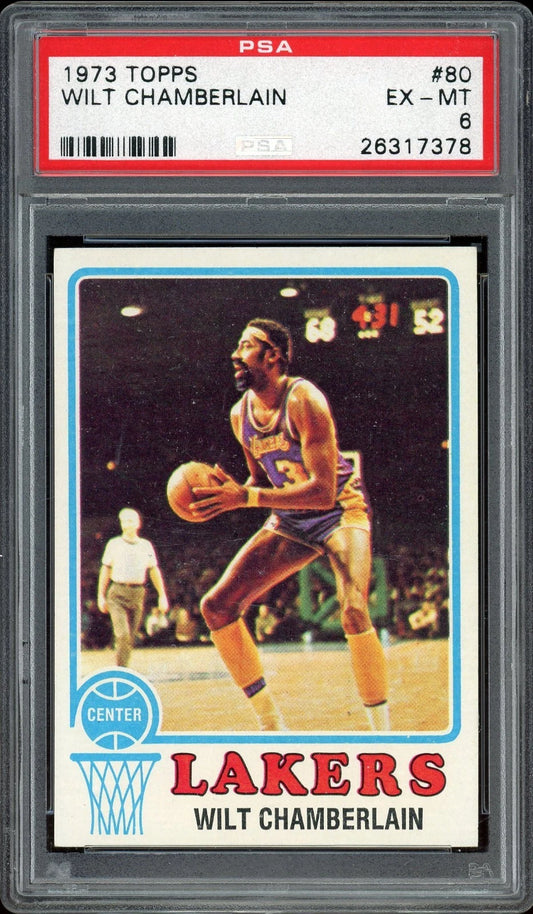 1973 Topps Wilt Chamberlain #80 PSA 6