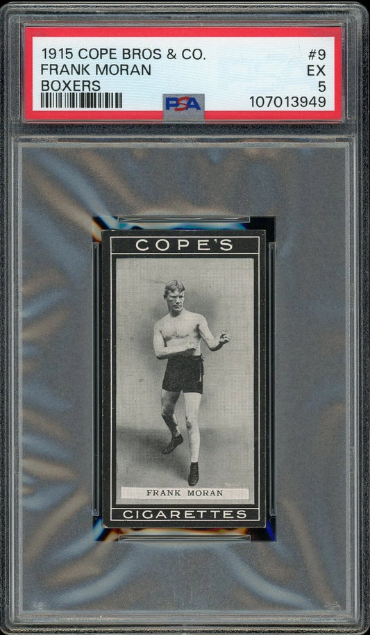 1915 Cope Bros & Co #9 Frank Moran Boxers PSA 5 EX