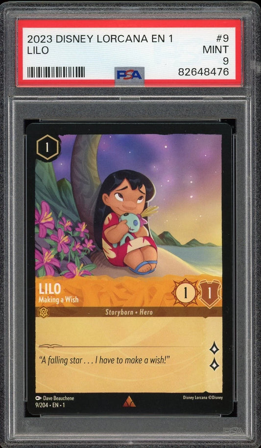 2023 EN 1 The First Chapter #9 Lilo Making a Wish PSA 9 Mint