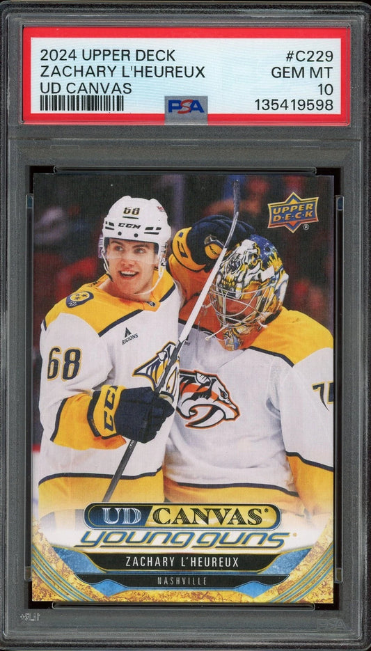 2024 Upper Deck #C229 Zachary L'Heureux UD Canvas